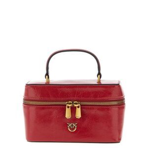 PINKO Red Calfskin Crossbody Women's Bag
